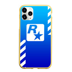 Чехол iPhone 11 Pro матовый ROCKSTAR GAME, цвет: 3D-желтый