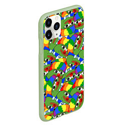 Чехол iPhone 11 Pro матовый ПЕПЕ КЛОУН, цвет: 3D-салатовый — фото 2