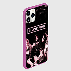 Чехол iPhone 11 Pro матовый BLACKPINK, цвет: 3D-фиолетовый — фото 2