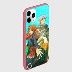 Чехол iPhone 11 Pro матовый Волчица и пряности, цвет: 3D-малиновый — фото 2