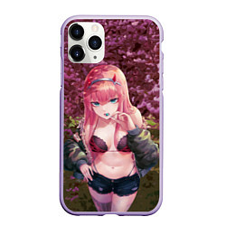 Чехол iPhone 11 Pro матовый Zero Two