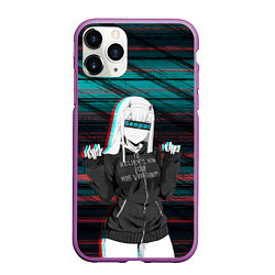 Чехол iPhone 11 Pro матовый Zero Two Senpai