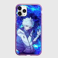 Чехол iPhone 11 Pro матовый Киллуа Золдик, цвет: 3D-фиолетовый