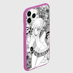Чехол iPhone 11 Pro матовый Химико Тога, цвет: 3D-фиолетовый — фото 2