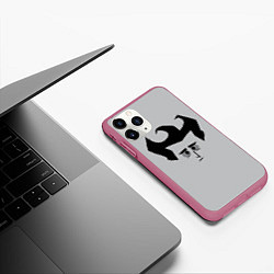 Чехол iPhone 11 Pro матовый Dont Starve, цвет: 3D-малиновый — фото 2