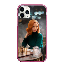 Чехол iPhone 11 Pro матовый Queens Gambit Ход Королевы