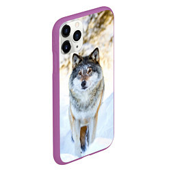 Чехол iPhone 11 Pro матовый Я зимой, цвет: 3D-фиолетовый — фото 2