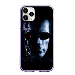 Чехол iPhone 11 Pro матовый T800, цвет: 3D-светло-сиреневый