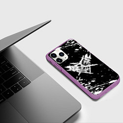 Чехол iPhone 11 Pro матовый Velial Squad, цвет: 3D-фиолетовый — фото 2