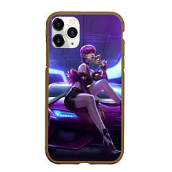 Чехол iPhone 11 Pro матовый KDA Evelyn