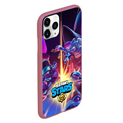 Чехол iPhone 11 Pro матовый Starr Force - Brawl Stars, цвет: 3D-малиновый — фото 2