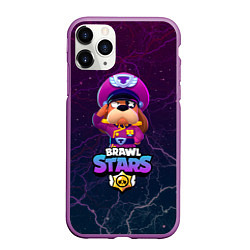 Чехол iPhone 11 Pro матовый Brawl Stars - Colonel Ruffs, цвет: 3D-фиолетовый