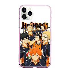 Чехол iPhone 11 Pro матовый ВОЛЕЙБОЛ!! HAIKYUU!!