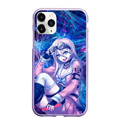 Чехол iPhone 11 Pro матовый Danganronpa, цвет: 3D-светло-сиреневый