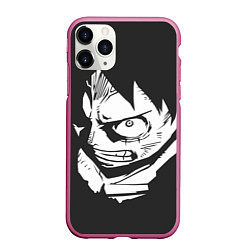 Чехол iPhone 11 Pro матовый One piece, цвет: 3D-малиновый