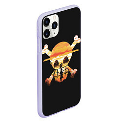 Чехол iPhone 11 Pro матовый One piece, цвет: 3D-светло-сиреневый — фото 2