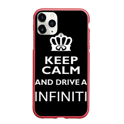 Чехол iPhone 11 Pro матовый Drive a INFINITI!