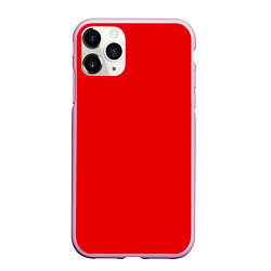 Чехол iPhone 11 Pro матовый КРАСНАЯ МАСКА, цвет: 3D-розовый