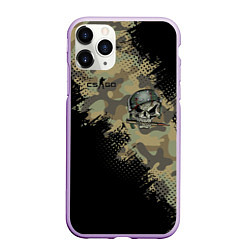 Чехол iPhone 11 Pro матовый Counter Strike, цвет: 3D-сиреневый