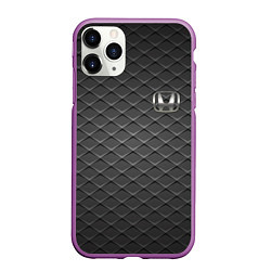 Чехол iPhone 11 Pro матовый ХОНДА HONDA, цвет: 3D-фиолетовый