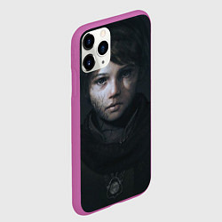 Чехол iPhone 11 Pro матовый A Plague Tale Innocence - Hugo, цвет: 3D-фиолетовый — фото 2