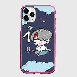 Чехол iPhone 11 Pro матовый BTS Sleep