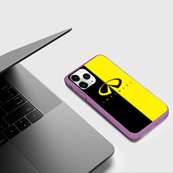 Чехол iPhone 11 Pro матовый INFINITI logo, цвет: 3D-фиолетовый — фото 2