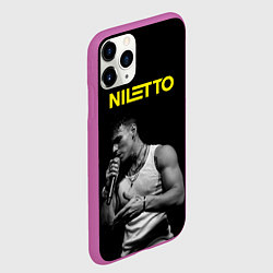 Чехол iPhone 11 Pro матовый НИЛЕТТО, цвет: 3D-фиолетовый — фото 2