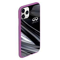 Чехол iPhone 11 Pro матовый Infiniti, цвет: 3D-фиолетовый — фото 2