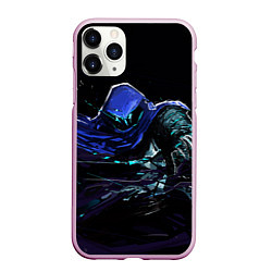 Чехол iPhone 11 Pro матовый Omen, цвет: 3D-розовый