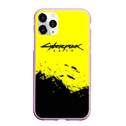 Чехол iPhone 11 Pro матовый CYBERPUNK 2077, цвет: 3D-розовый