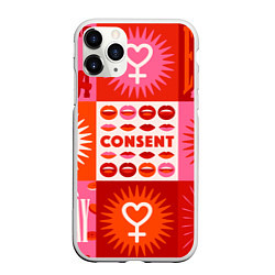 Чехол iPhone 11 Pro матовый Feminism