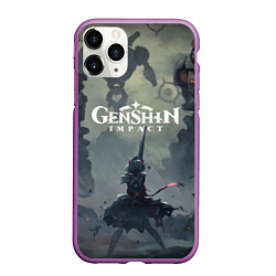 Чехол iPhone 11 Pro матовый Genshin impact Noelle