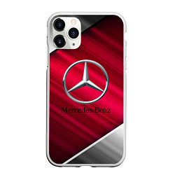 Чехол iPhone 11 Pro матовый MERCEDES BENZ S, цвет: 3D-белый