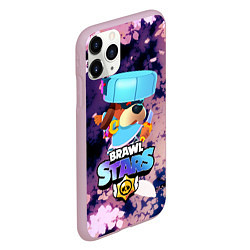 Чехол iPhone 11 Pro матовый Brawl Stars - Ronin Ruffs, цвет: 3D-розовый — фото 2