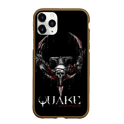 Чехол iPhone 11 Pro матовый Quake Champions