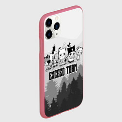 Чехол iPhone 11 Pro матовый Fairy tail Хвост Феи, цвет: 3D-малиновый — фото 2