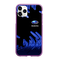 Чехол iPhone 11 Pro матовый Subaru