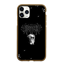 Чехол iPhone 11 Pro матовый GHOSTEMANE, цвет: 3D-коричневый