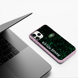 Чехол iPhone 11 Pro матовый LAND ROVER, цвет: 3D-розовый — фото 2