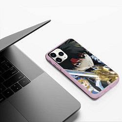 Чехол iPhone 11 Pro матовый Волшебник воин Орфен, цвет: 3D-розовый — фото 2