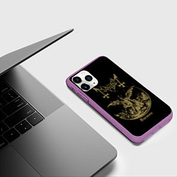 Чехол iPhone 11 Pro матовый MAYHEM, цвет: 3D-фиолетовый — фото 2