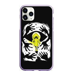 Чехол iPhone 11 Pro матовый Little Nightmares 2, цвет: 3D-светло-сиреневый