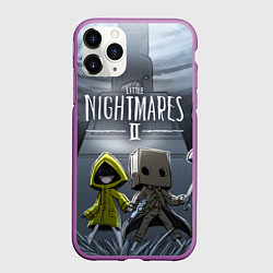 Чехол iPhone 11 Pro матовый LITTLE NIGHTMARES 2, цвет: 3D-фиолетовый