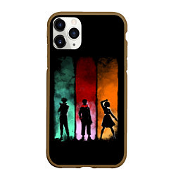 Чехол iPhone 11 Pro матовый Магическая Битва, цвет: 3D-коричневый