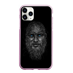 Чехол iPhone 11 Pro матовый Ragnar Lodbrok, цвет: 3D-розовый