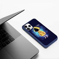 Чехол iPhone 11 Pro матовый Шестая из little Nightmares, цвет: 3D-тёмно-синий — фото 2