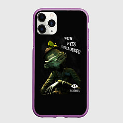 Чехол iPhone 11 Pro матовый Little Nightmares длиннорукий, цвет: 3D-фиолетовый