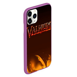 Чехол iPhone 11 Pro матовый Valheim: Вальхейм выживание, цвет: 3D-фиолетовый — фото 2