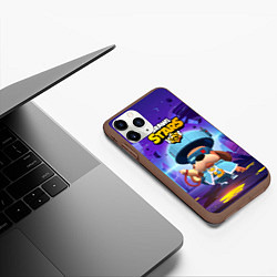 Чехол iPhone 11 Pro матовый Генерал Гавс brawl stars, цвет: 3D-коричневый — фото 2